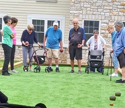 A New Bocce Ball Court at Ferris Hills!