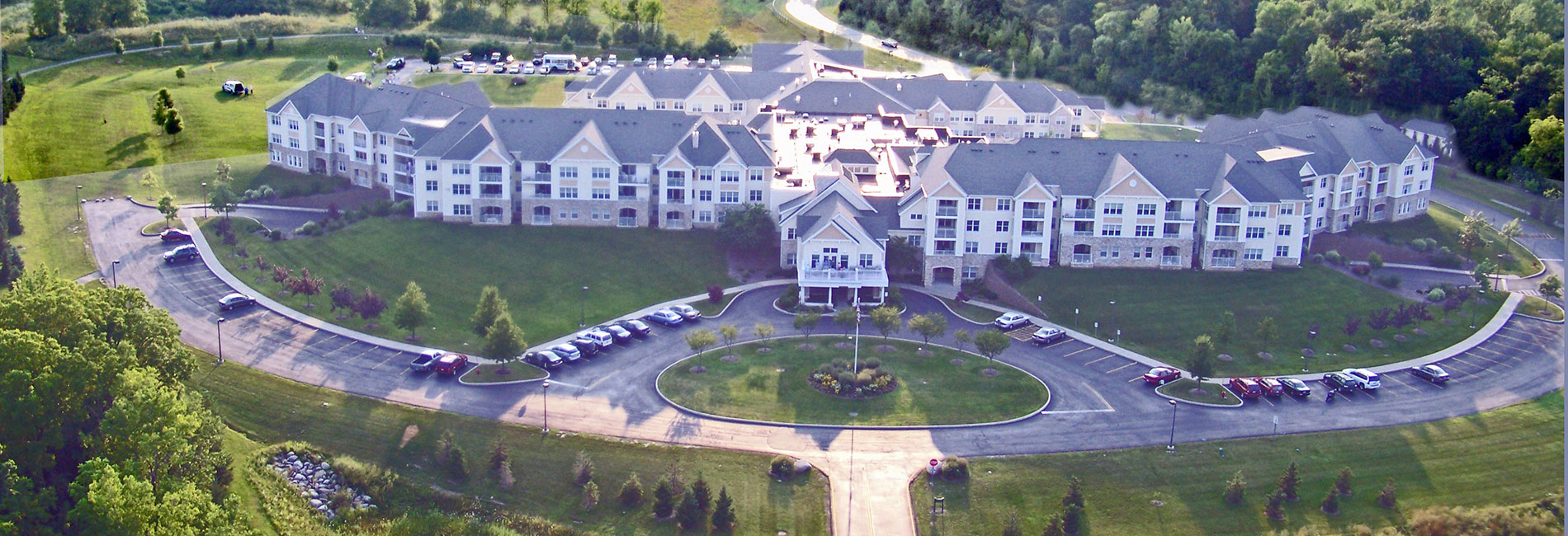 Ferris Hills at West Lake aerial shot